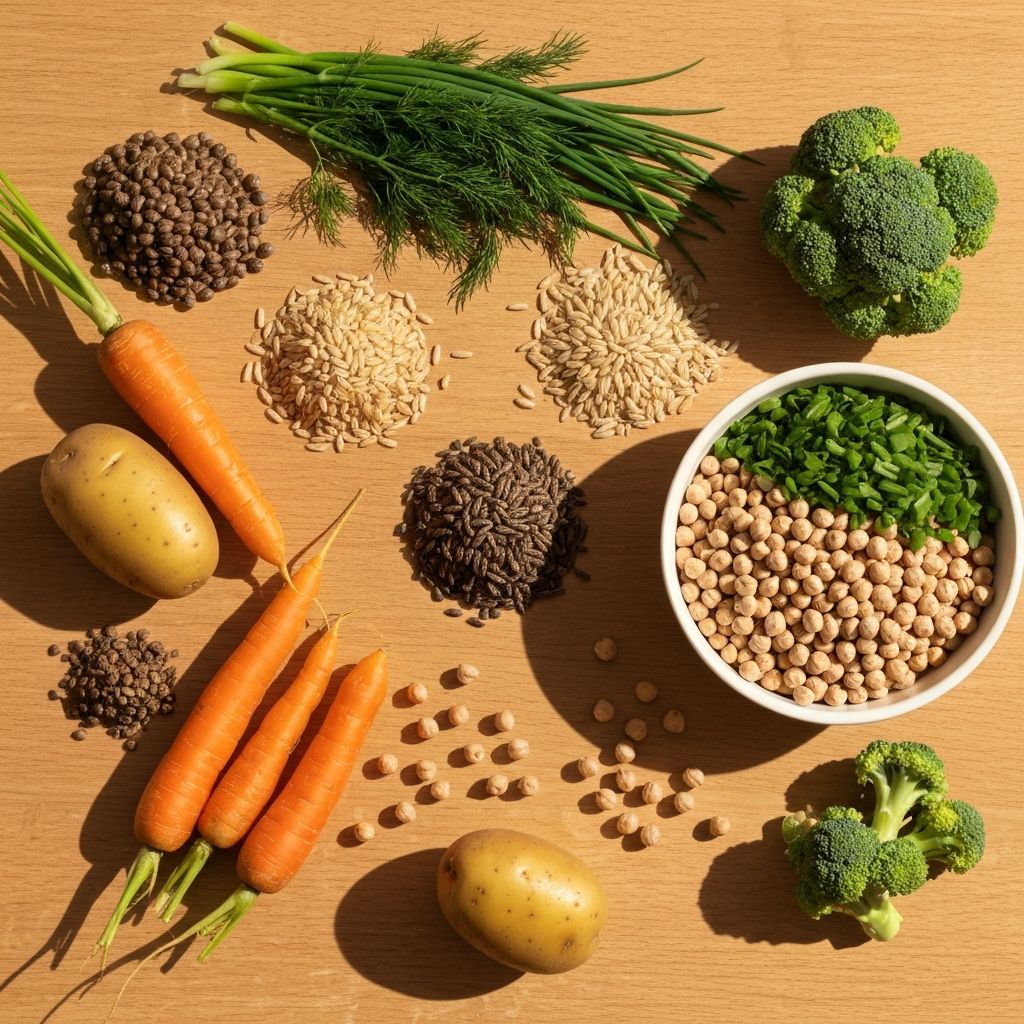 Fresh ingredients and nutrients